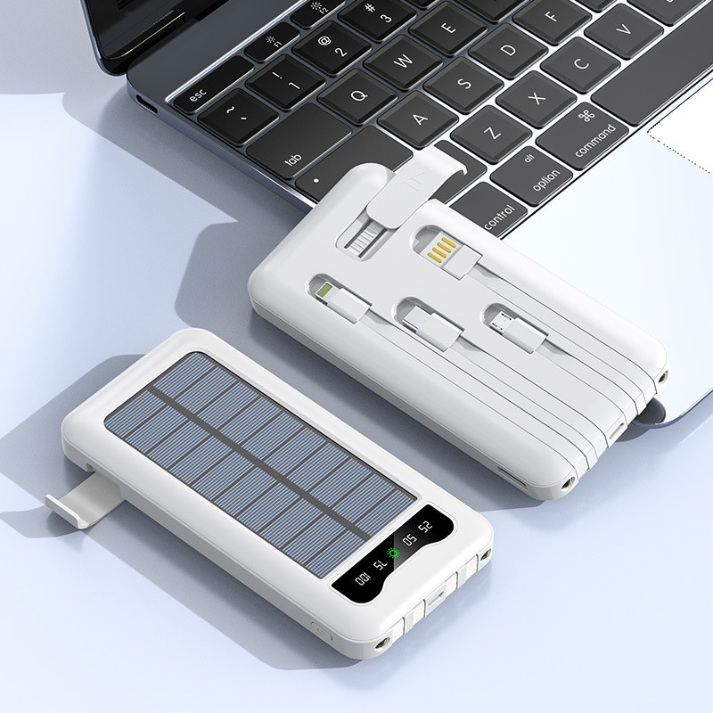 High Capacity 50000mah Powerbanks With Digital Display Four USB Type C Output 22.5W Portable Power Bank 50000mAh Power Station