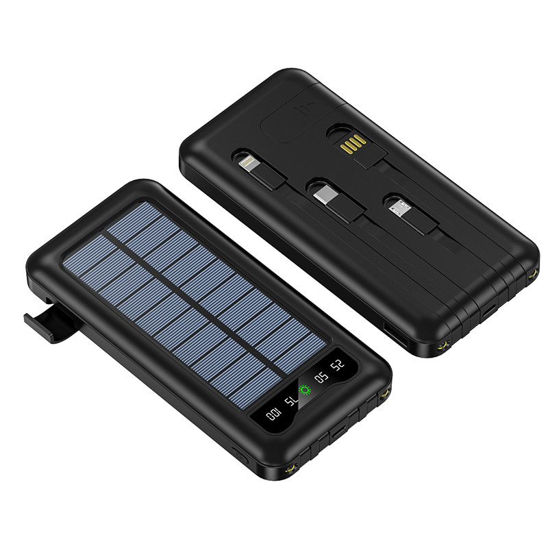 High Capacity 50000mah Powerbanks With Digital Display Four USB Type C Output 22.5W Portable Power Bank 50000mAh Power Station